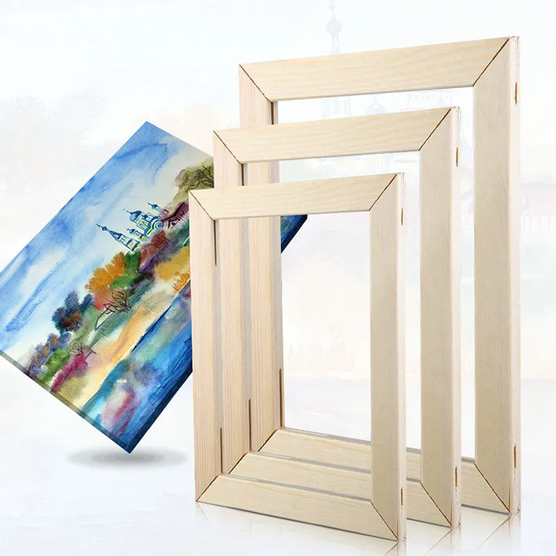 Blank Plain Wood Frames For Pictures Canvas Diamond Painting Art Poster DIY  Natural Wooden Photo Frames Wall Decor Factory Price From Bdhome, $16.96